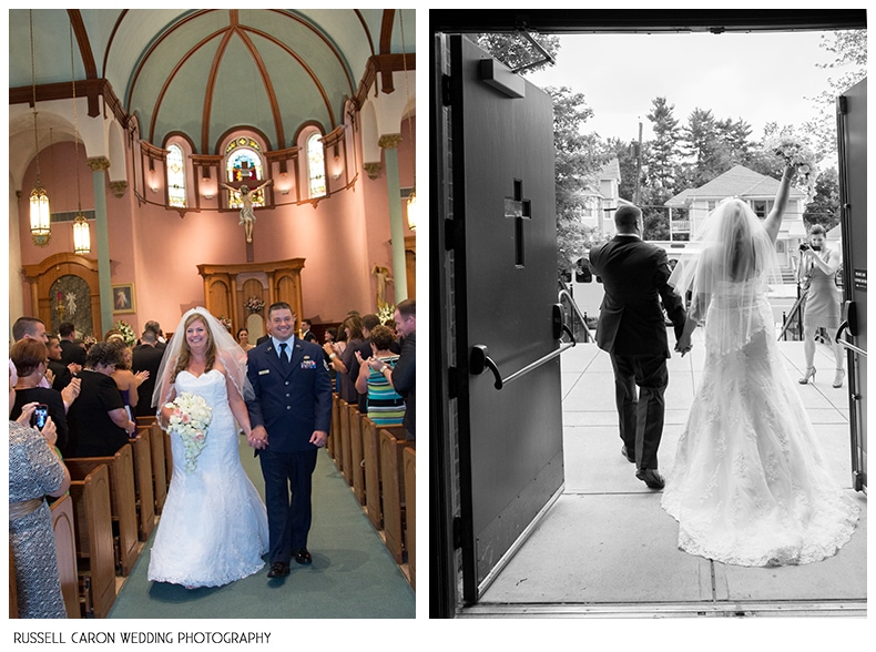 Recessional, Maine Wedding Photographers