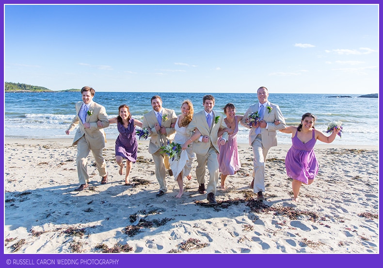 Hermit Island Maine wedding photography