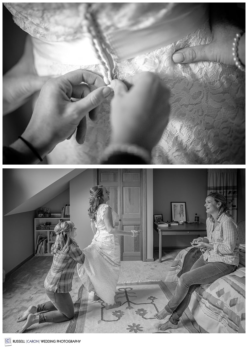 Maine wedding detail photos