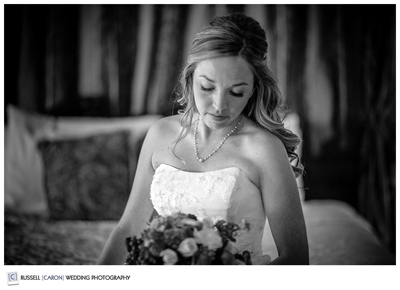 Bridal portraits in Maine weddings