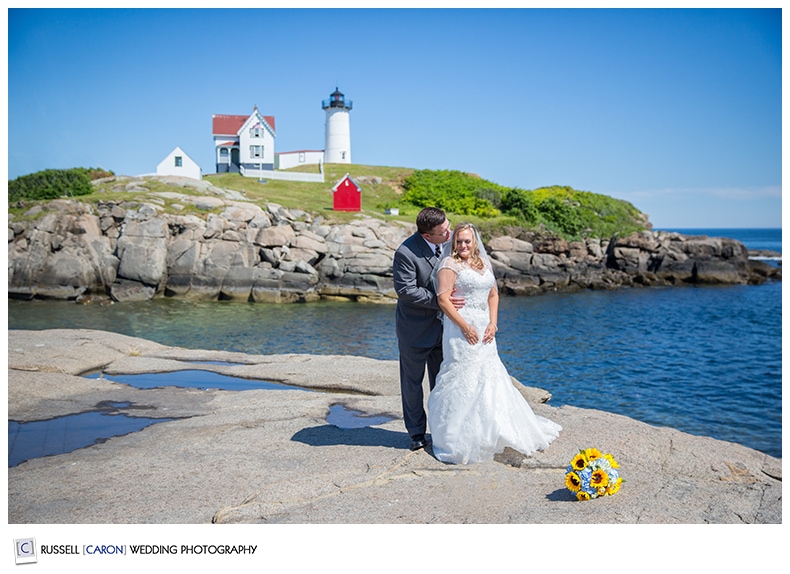 Wedding photography at Nubble Light