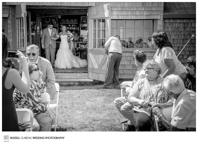 Maine cottage wedding photography