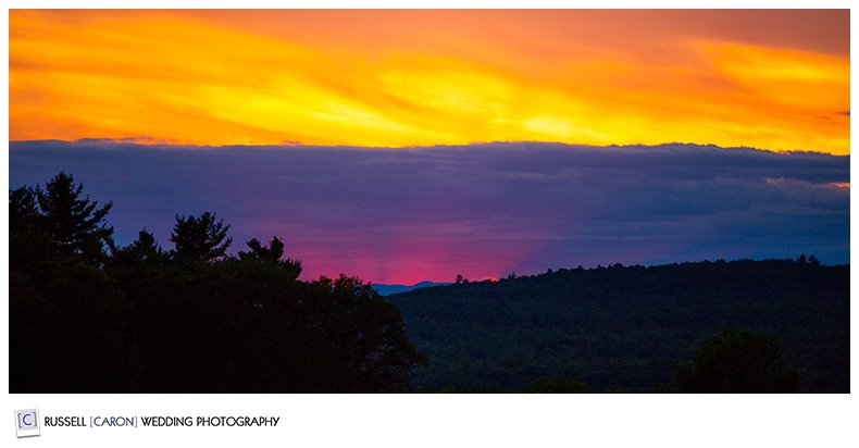 Maine wedding sunset photographers