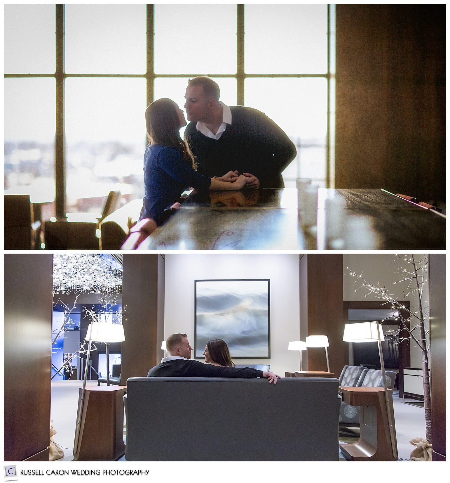 Westin Harborview engagement photos, Portland, Maine