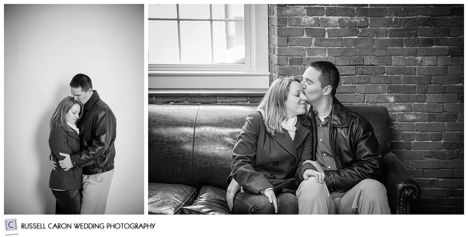 Maine engagements, winter fun