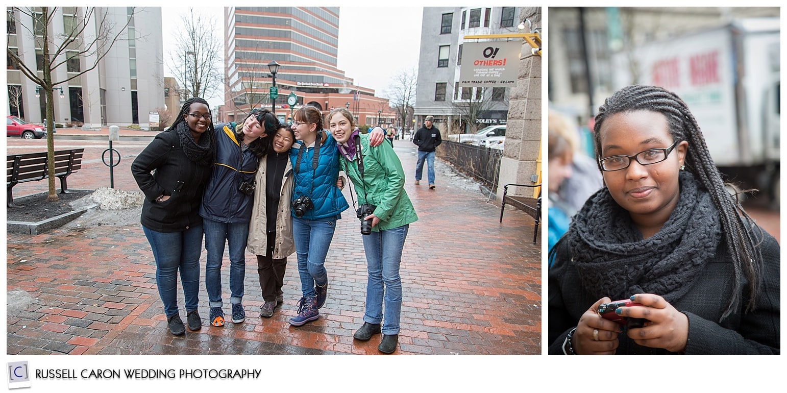 Photography students