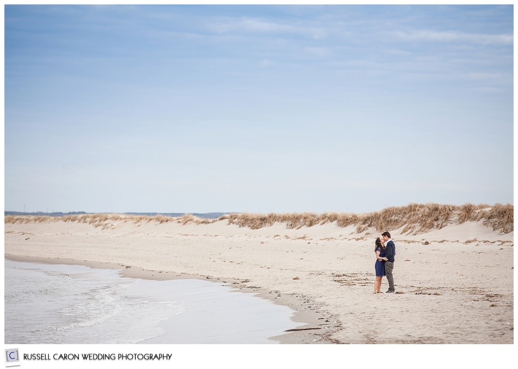 Engagement session at Crane's Beach