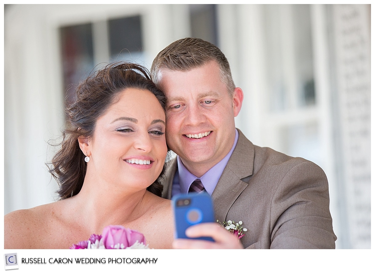 wedding day selfie