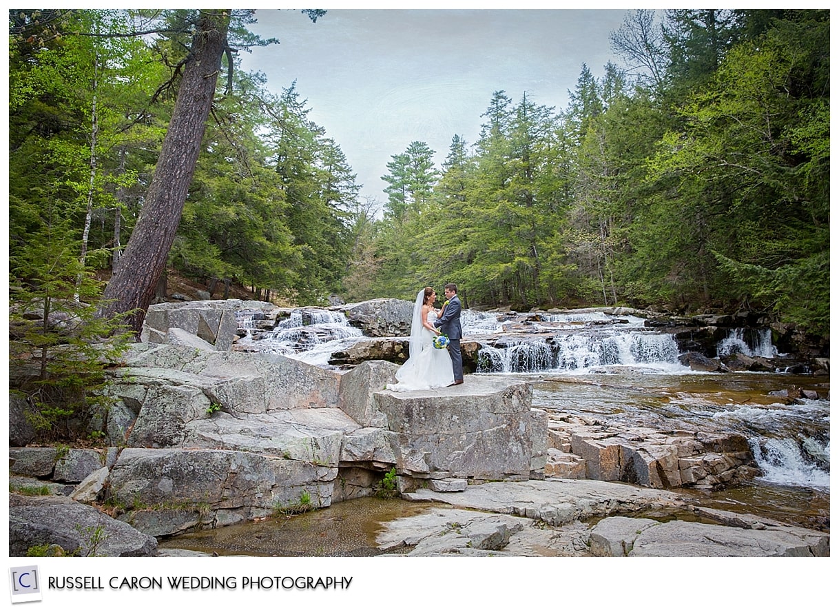 Jackson Falls bridal portrait