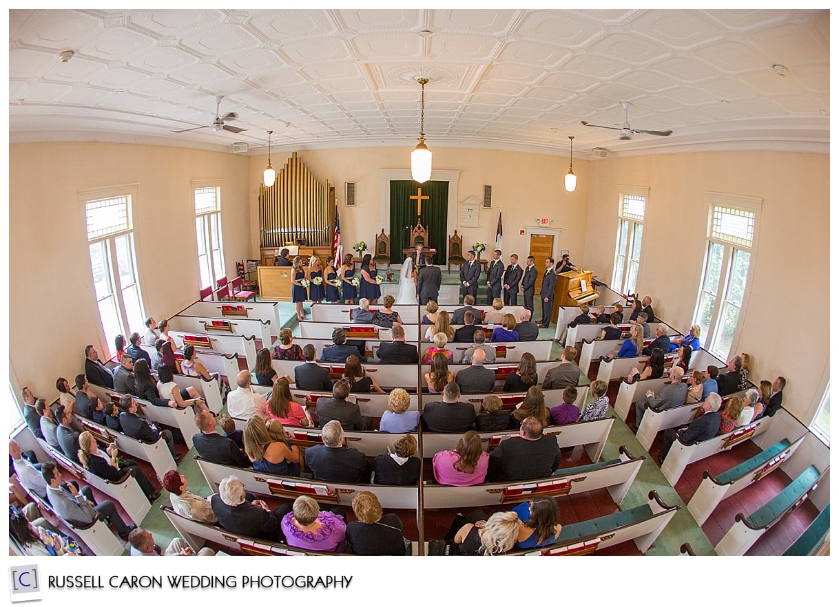 Wedding ceremony at Jackson Community Church