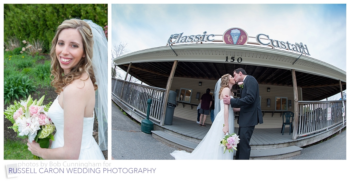 Samantha and Andrew at their North Yarmouth wedding