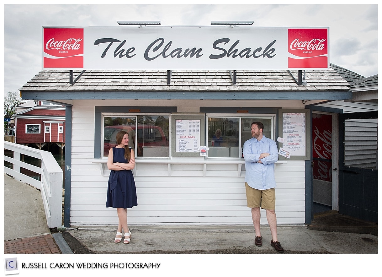 At the Clam Shack, Kennebunk