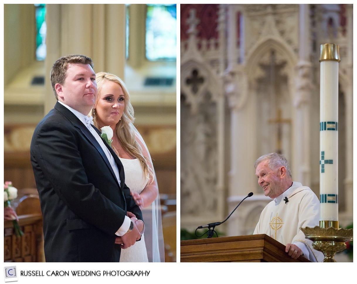 Wedding ceremony at Our Lady's