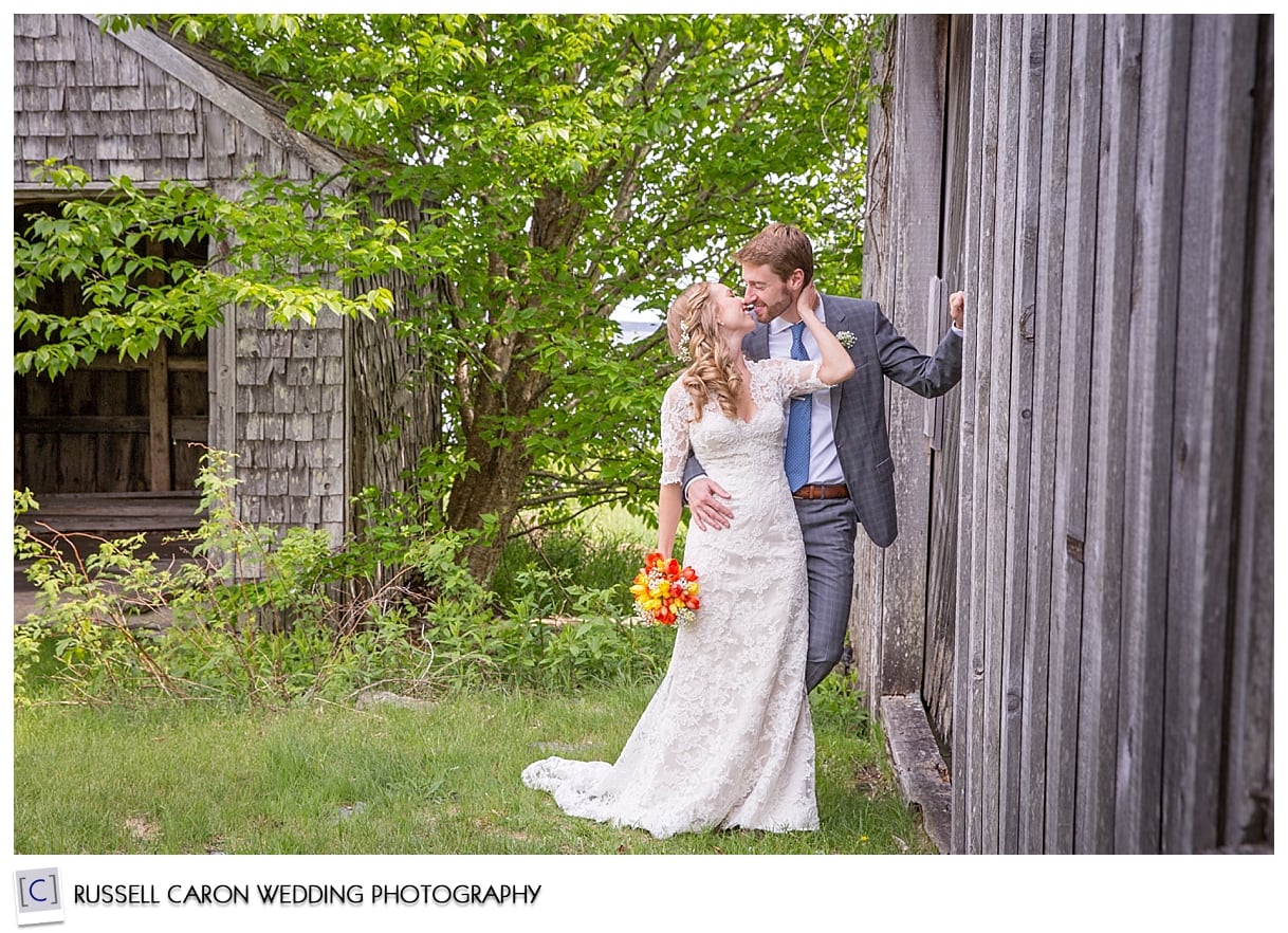 Mackenzie and Josh in front of barn