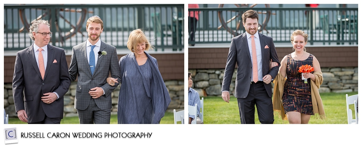 Outdoor wedding at Point Lookout