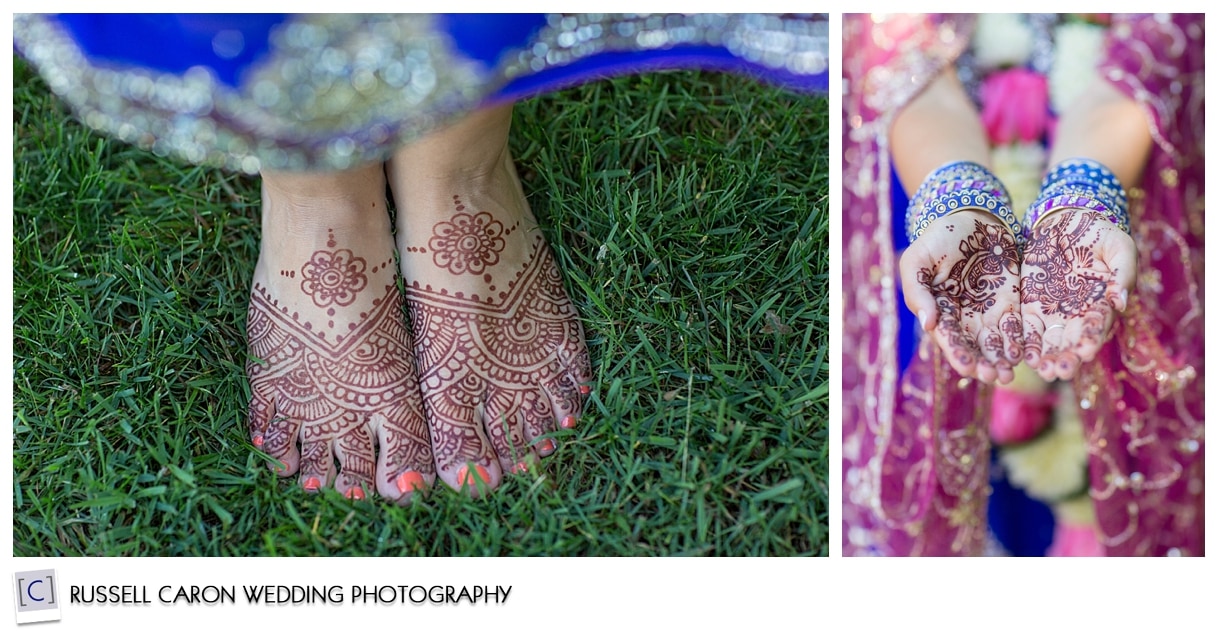 Traditional Hindu wedding henna