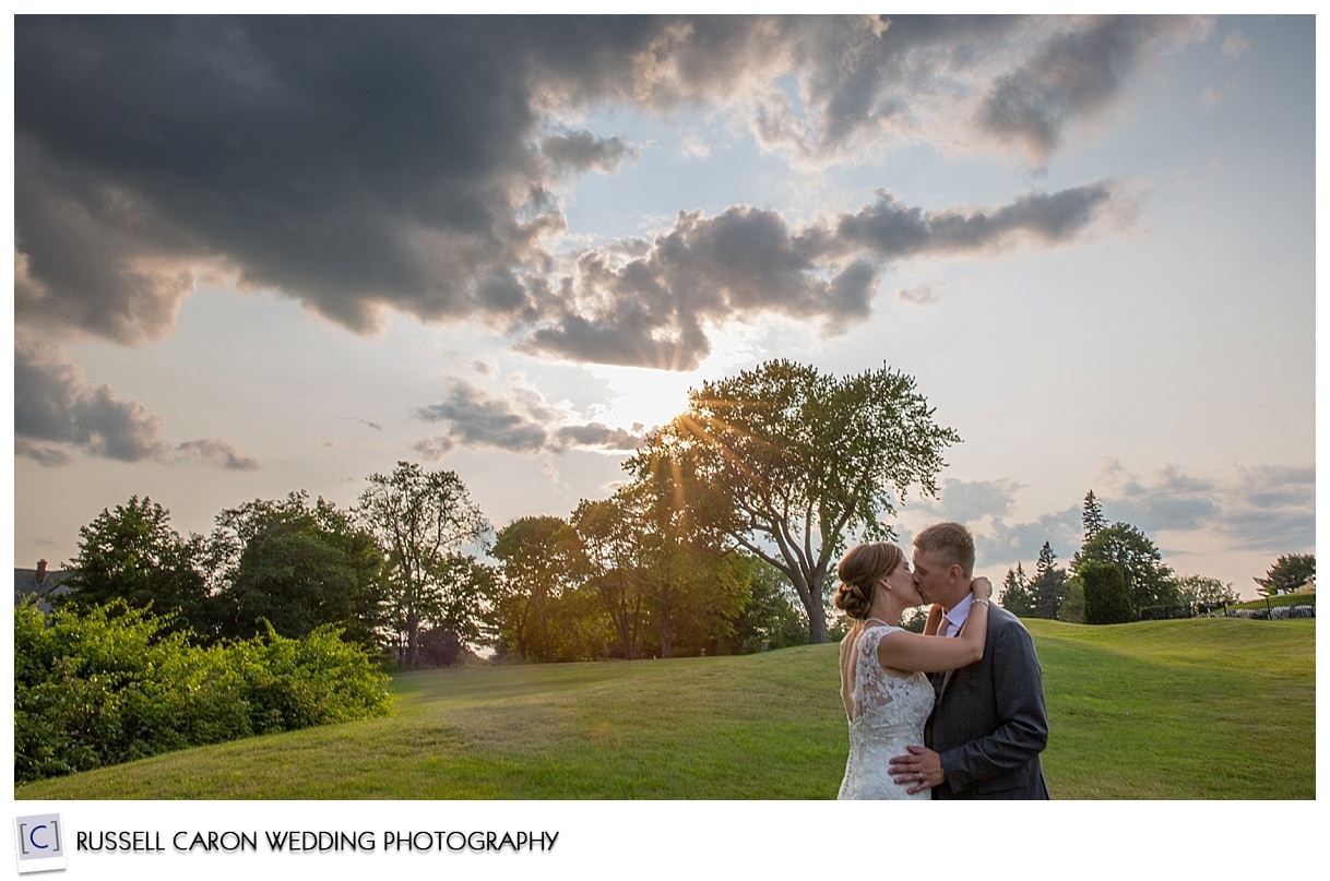 Emma and Josh at their Lincolnville wedding