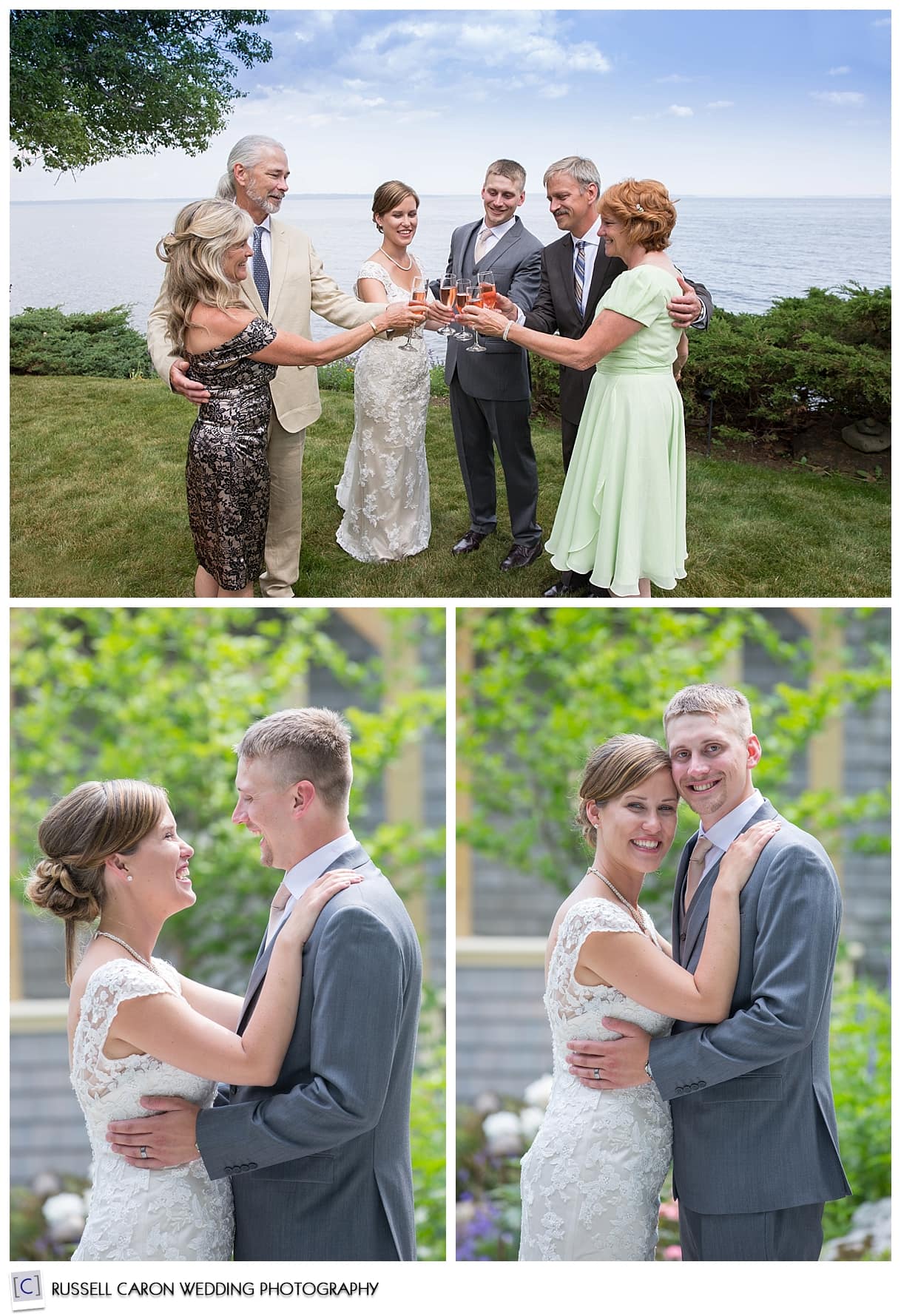 Emma and Josh on their wedding day