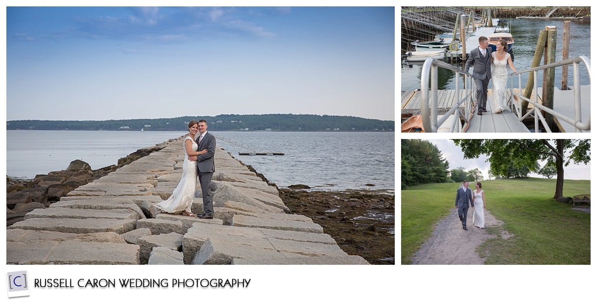 Breakwater wedding photos