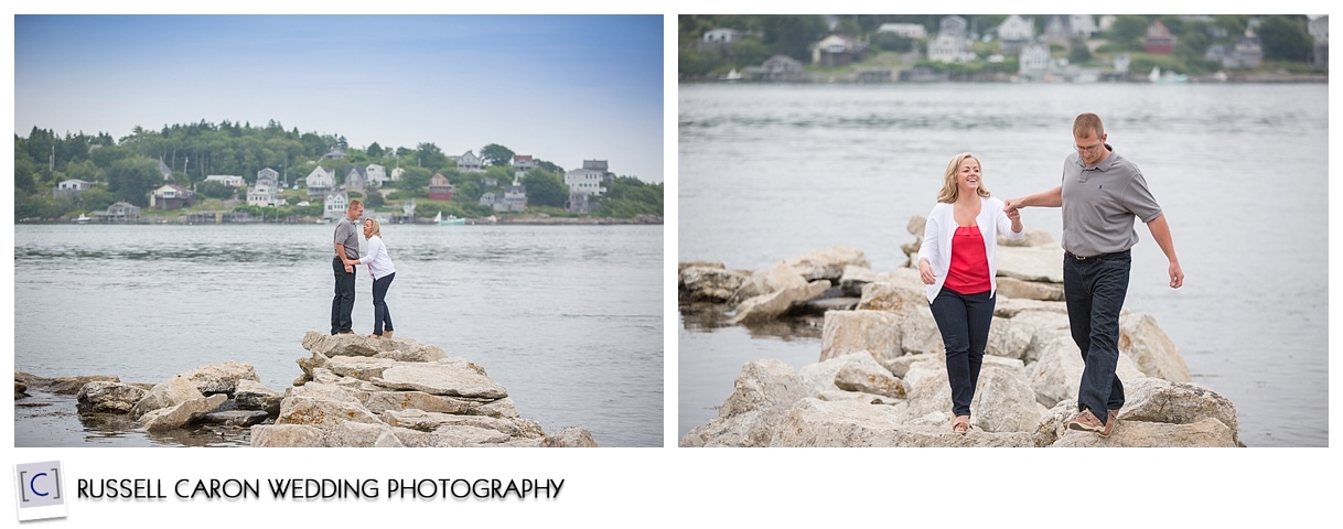 Maine engagements, Phippsburg, Maine