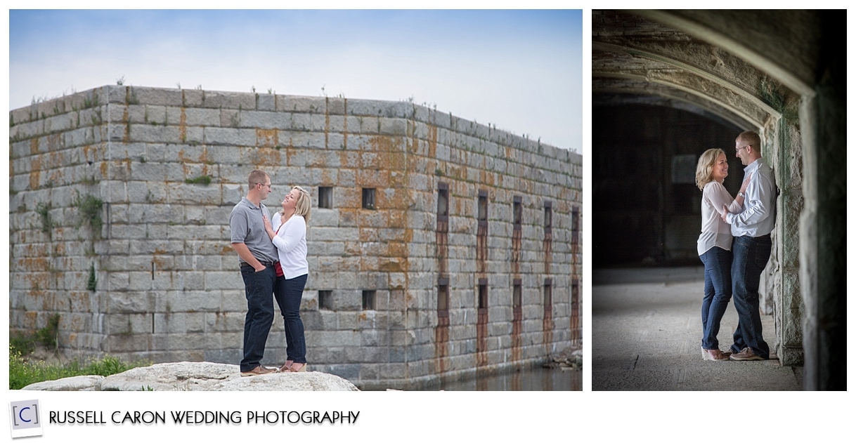 Abby and Saben at their Phippsburg engagement