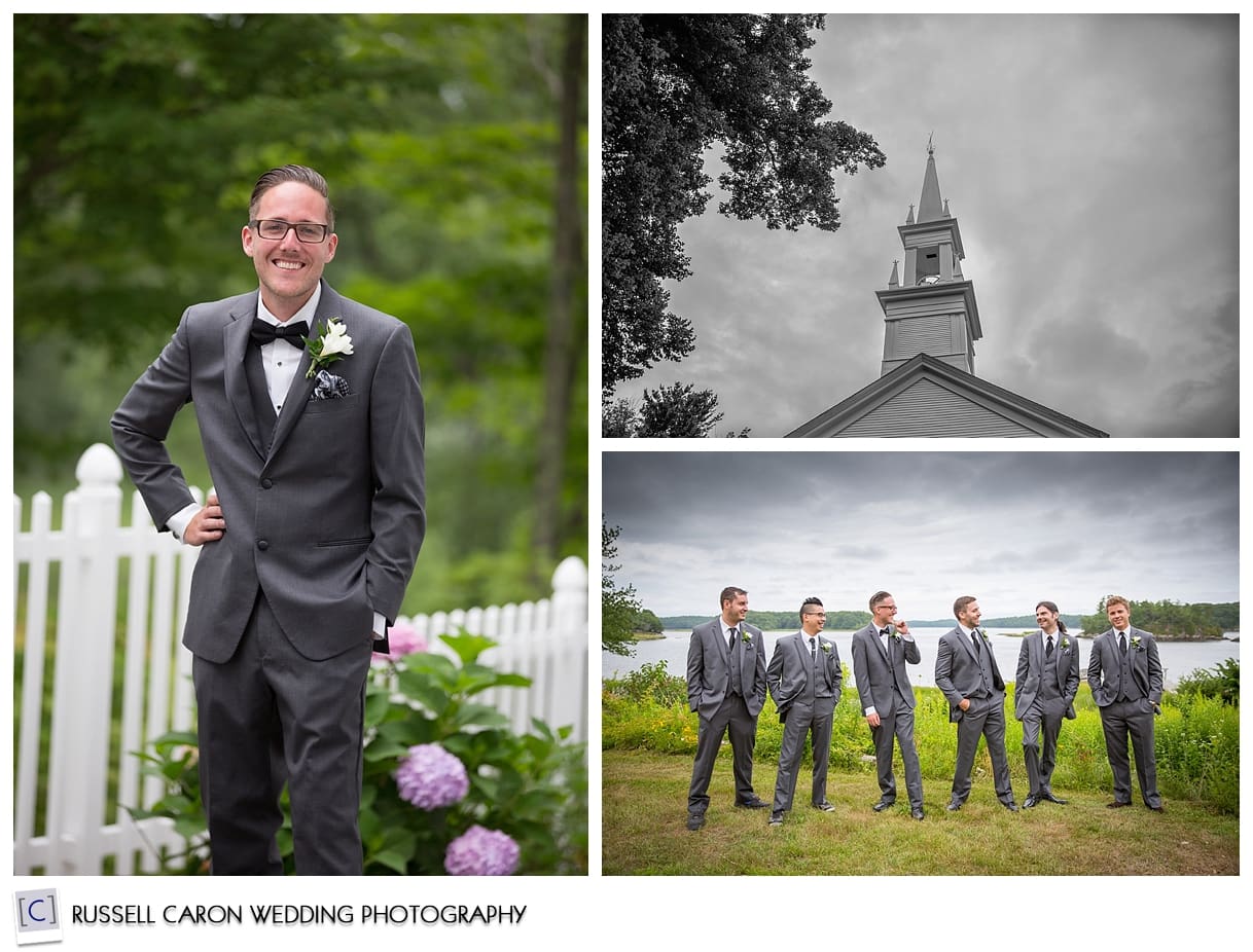 Groom and groomsmen photos