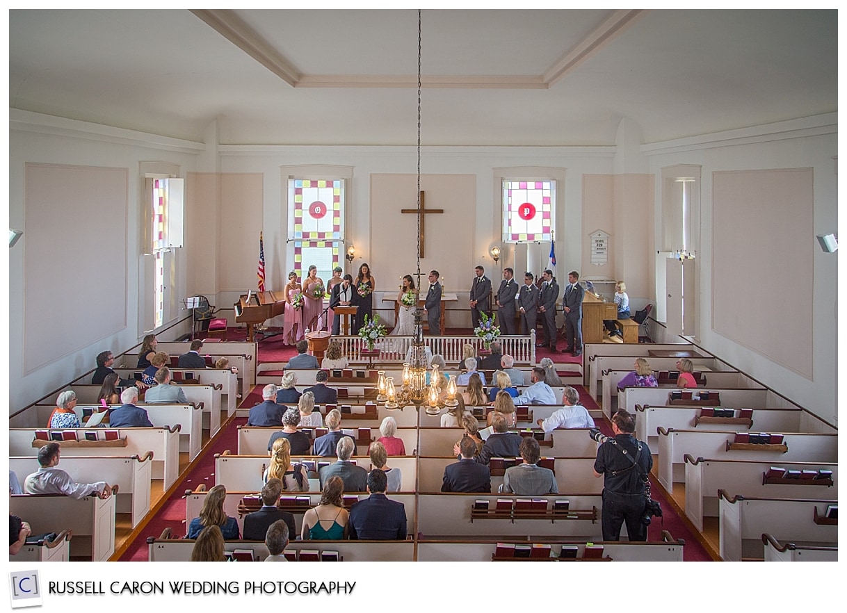 Phippsburg Congregational Church wedding