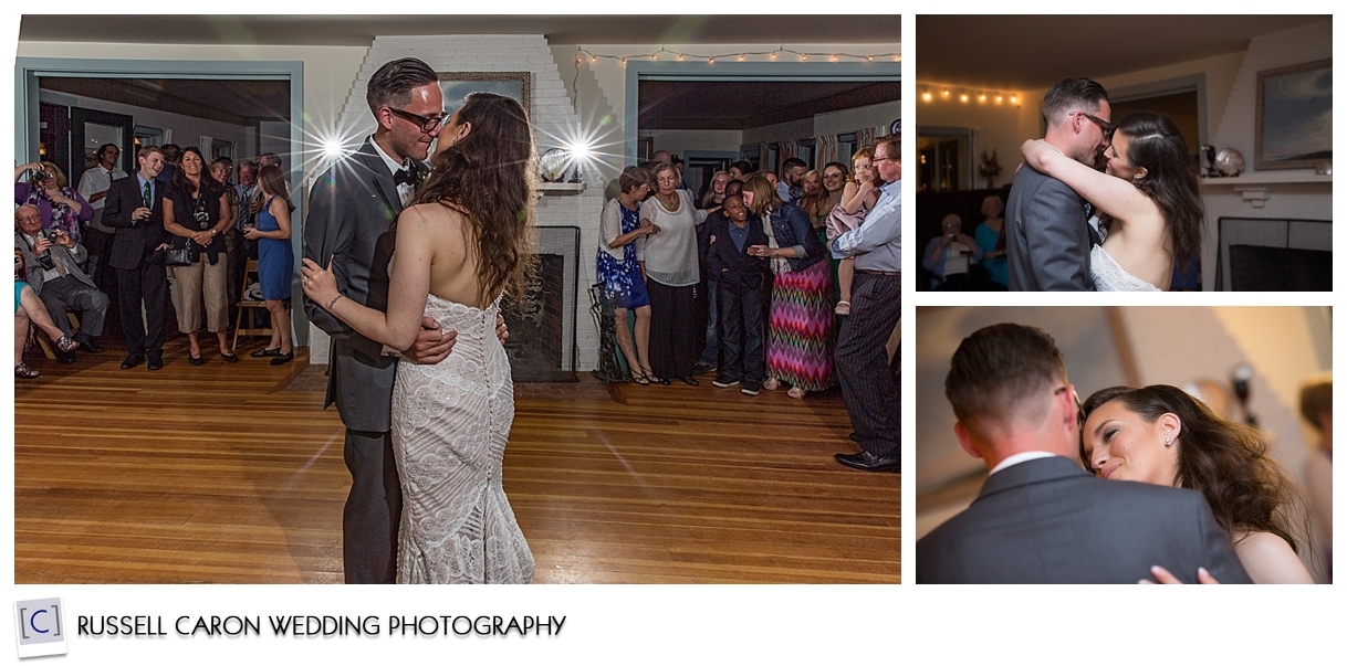 Bride and groom's first dance