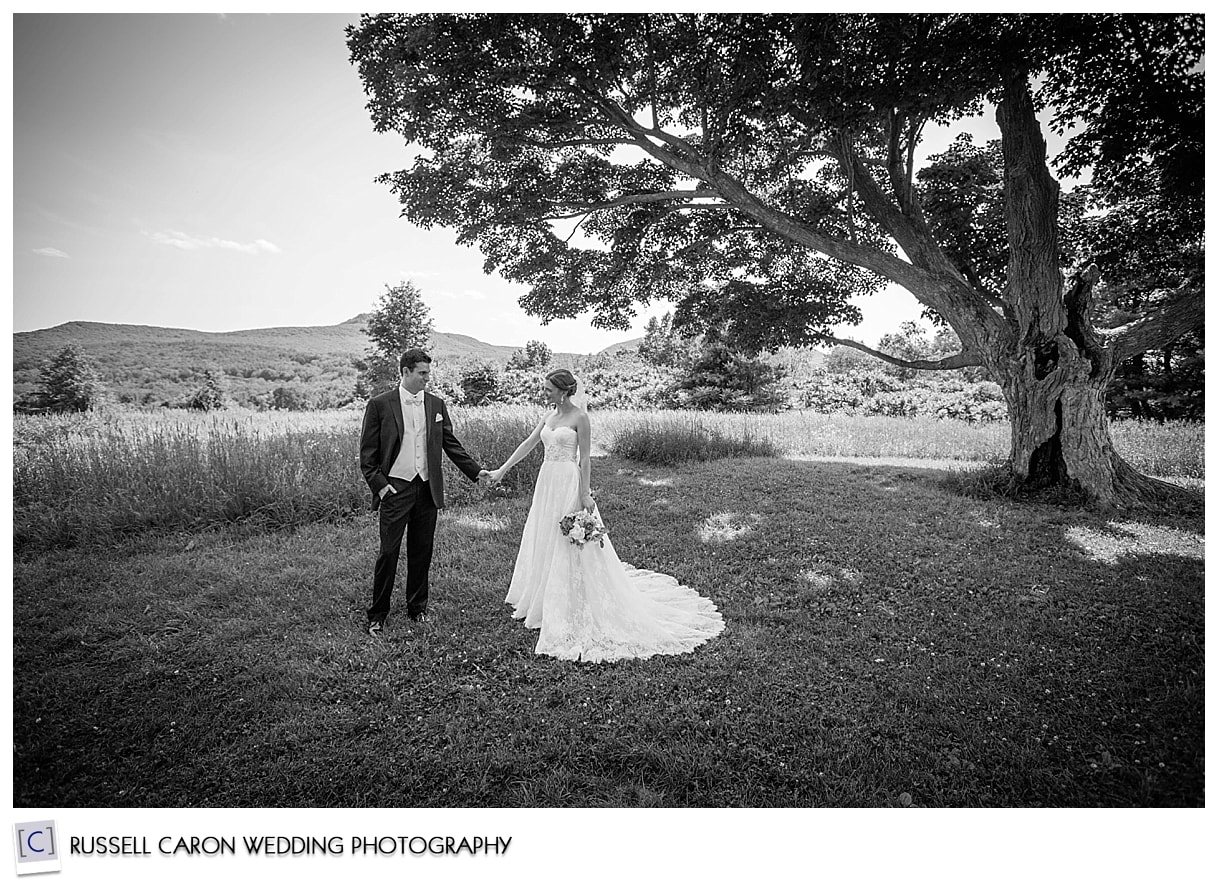 Wedding couple at Seven Sisters