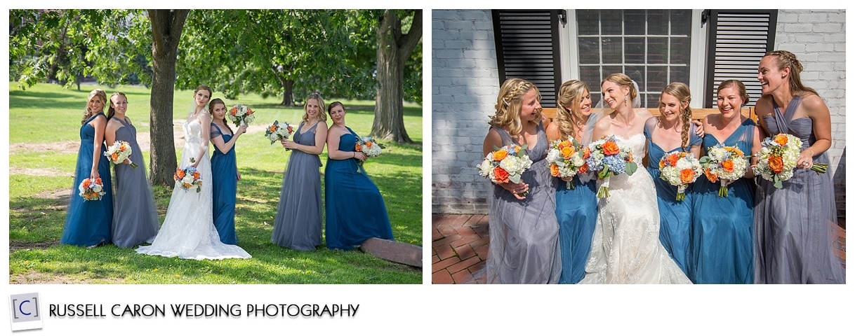 Bride and bridesmaids photos