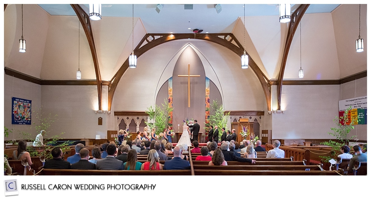 First Congregational Church wedding