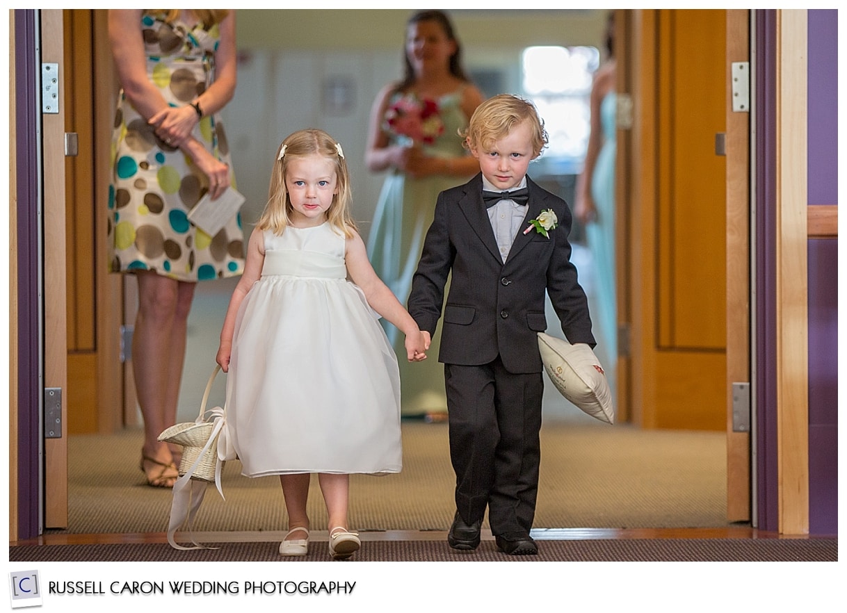 Flower girl and ring bearer