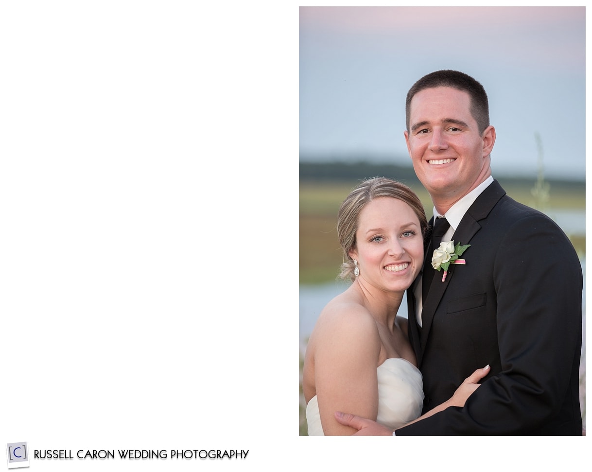 Bride and groom portrait