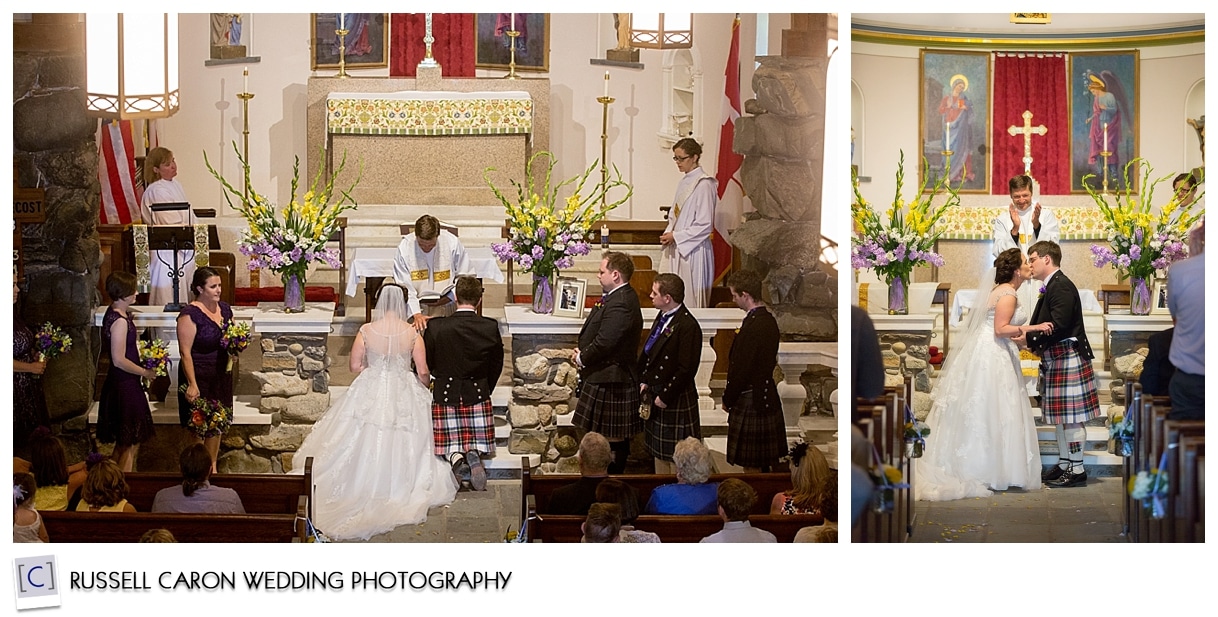 Wedding ceremony at St. Ann's Episcopal Church