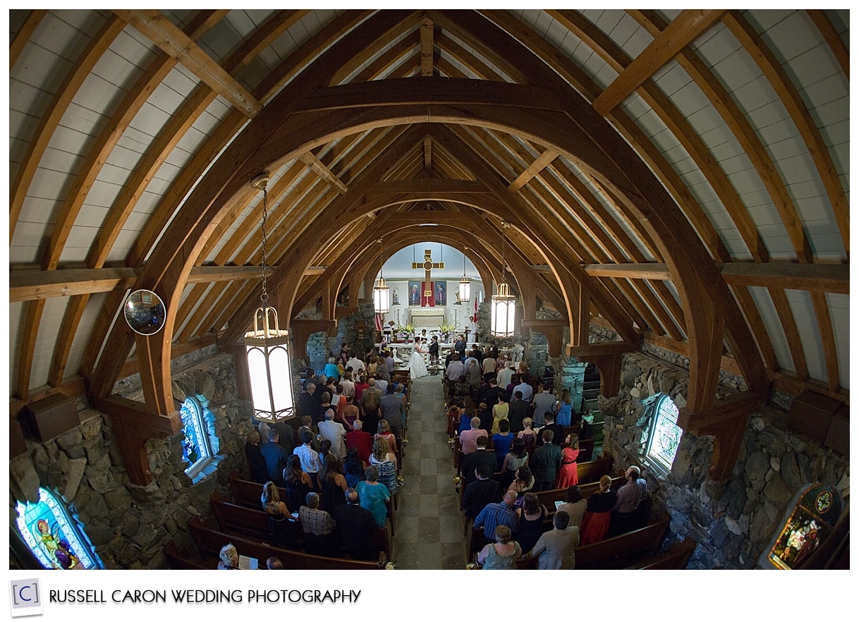 St. Ann's Episcopal Church during wedding ceremony