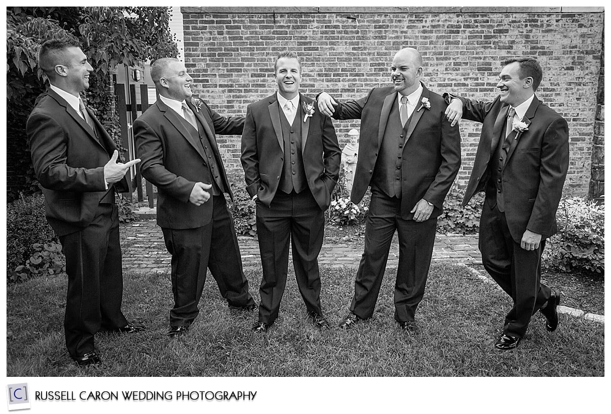 Groom and groomsmen