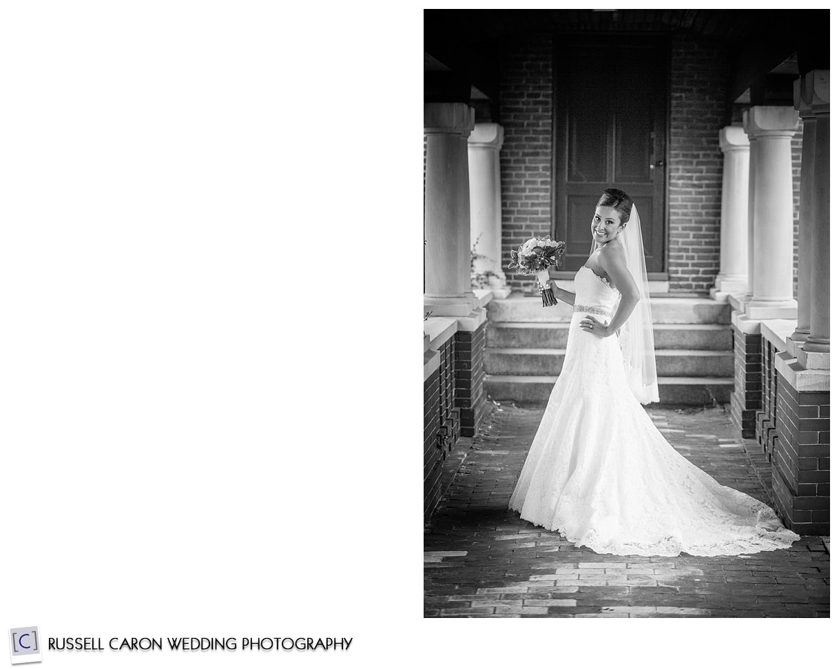 Full length bridal portrait