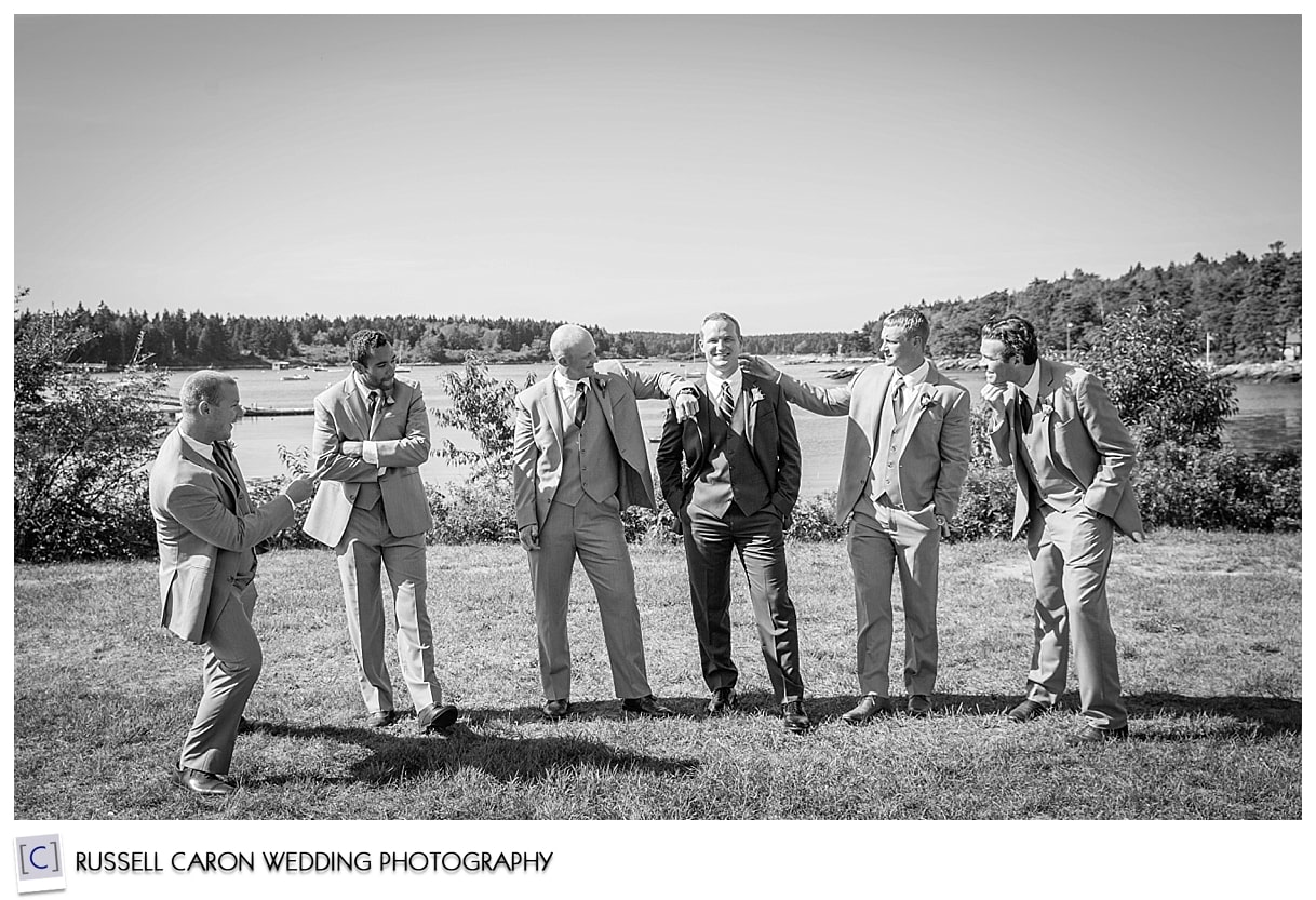 Groom and groomsmen