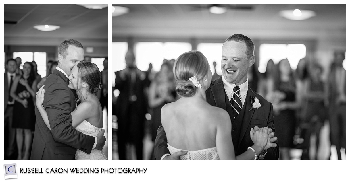 First dance for bride and groom