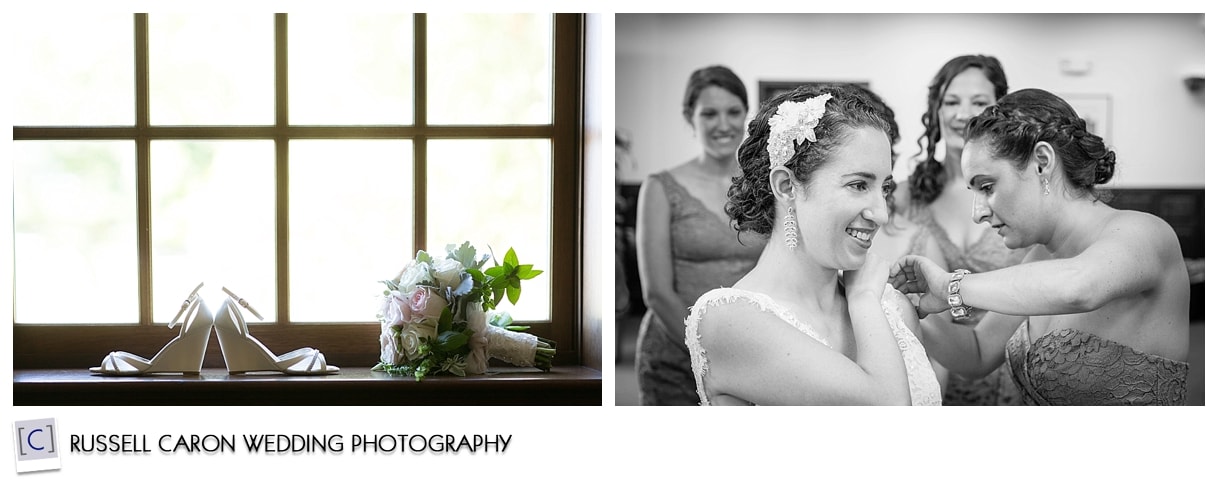 Bride getting ready photos