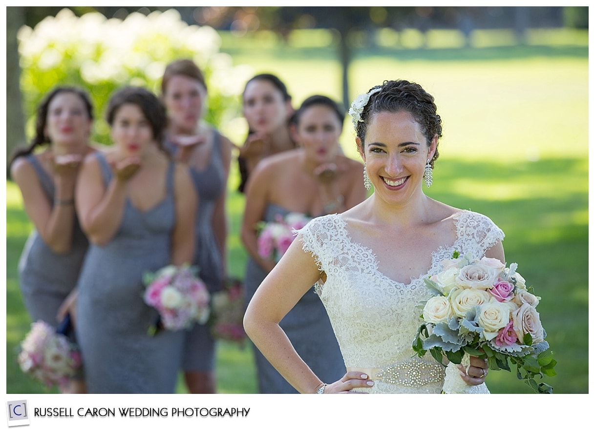 Bride and bridesmaids photos