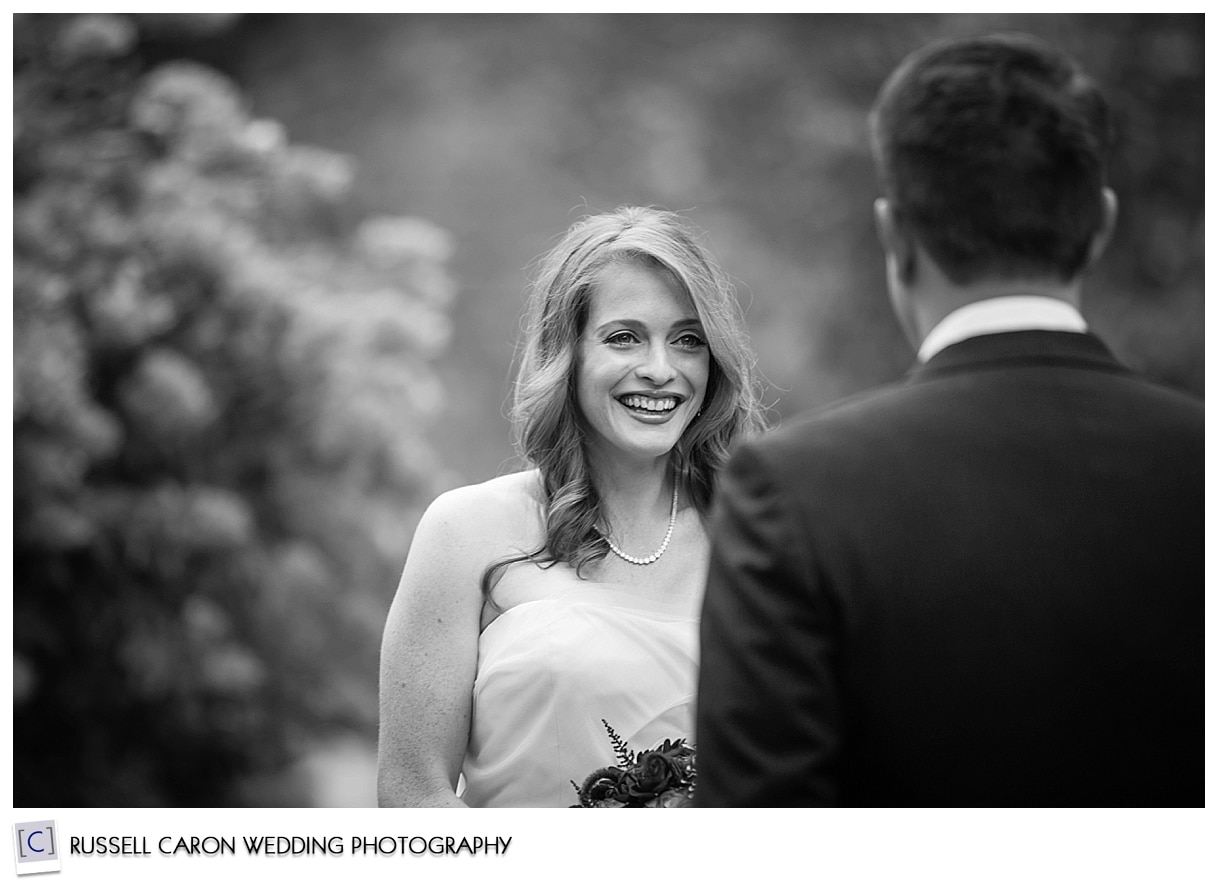 Mallory during wedding day first look