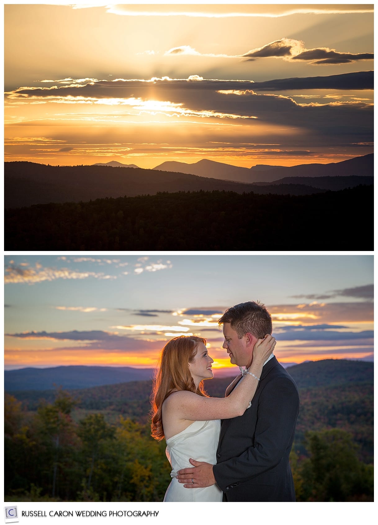 Sunset views from Norway, Maine