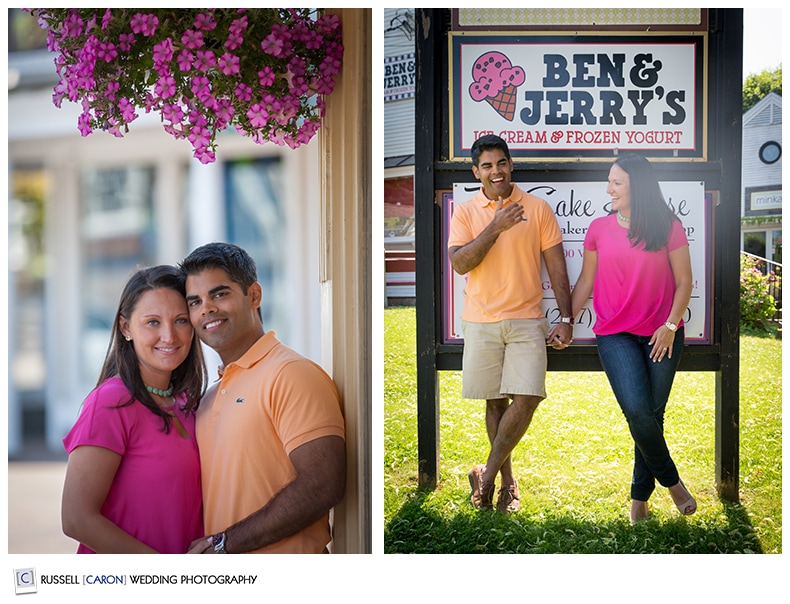 Engagement photos in Kennebunkport Maine