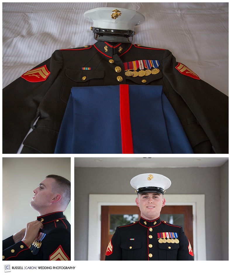 Maine military wedding photographers