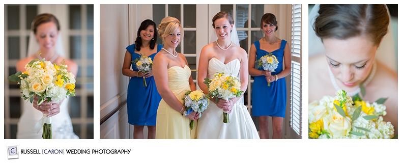 Bridal party photography at Point Lookout Resort