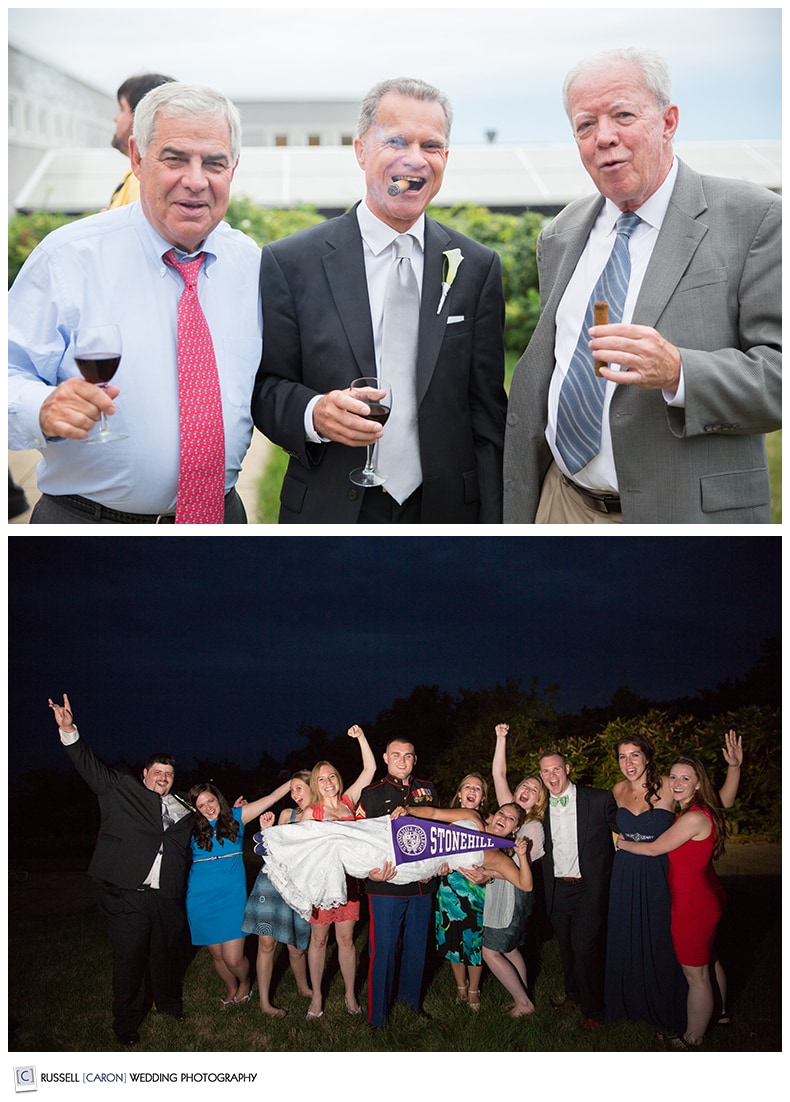 Fun Maine wedding photographers