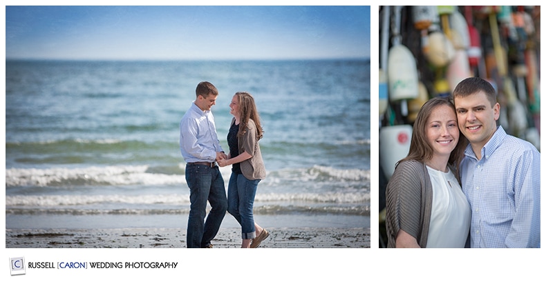 A Kennebunkport Maine engagement session