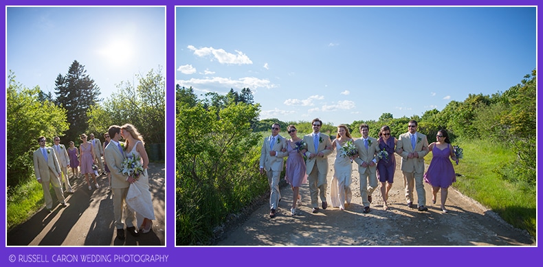 Hermit Island Maine wedding photography