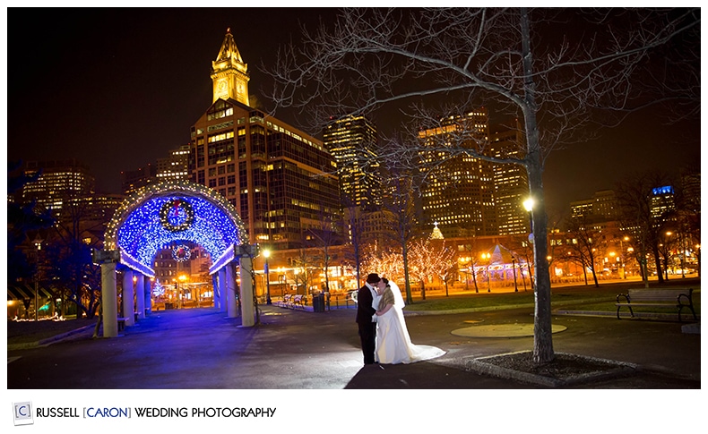 Amelia and Keith marry on new year's eve in downtown boston by Russell Caron Wedding Photography
